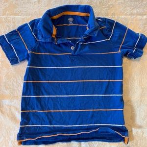 Blue stripe polo size 4t